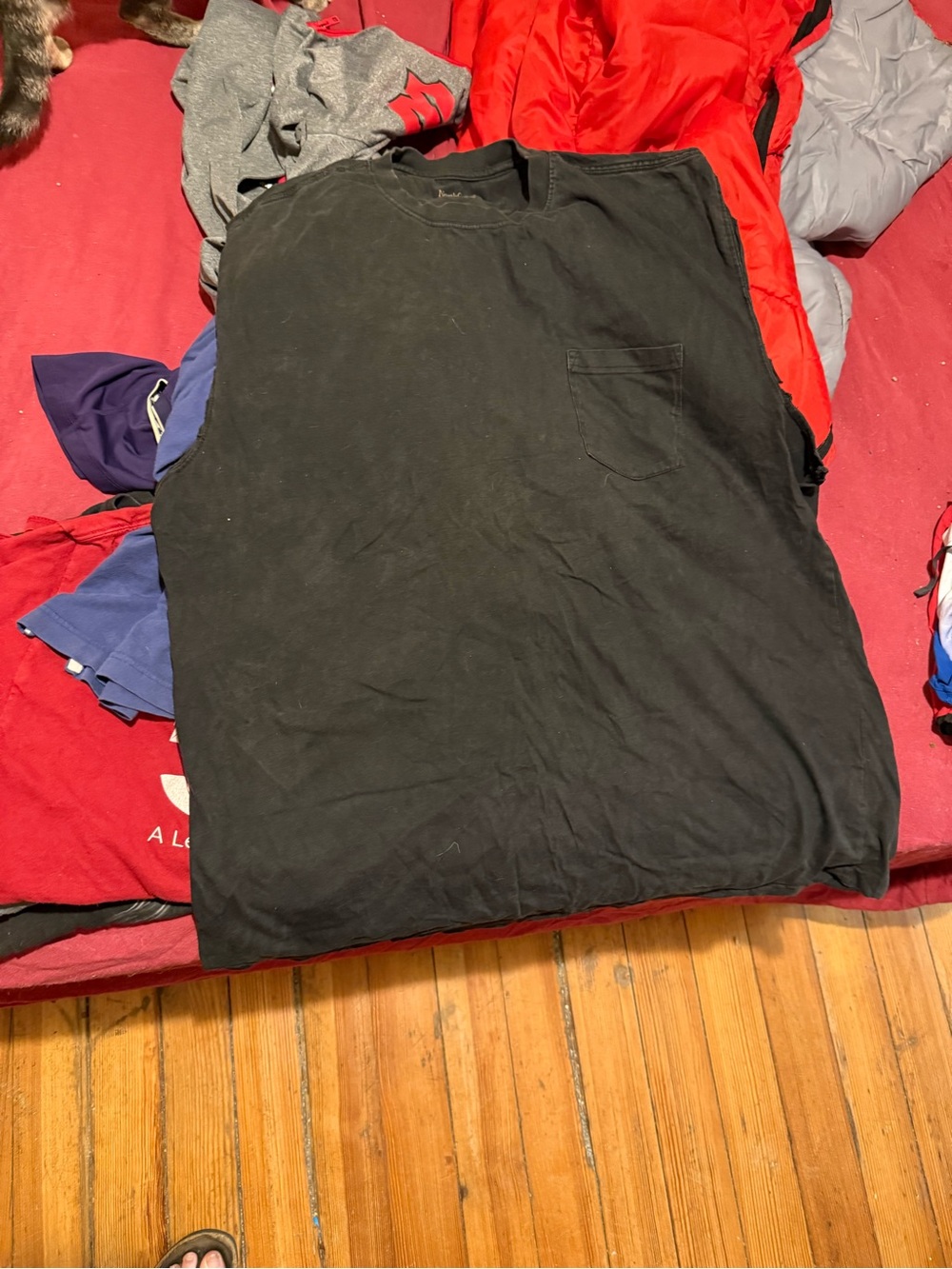 Basic Black Pocket Tee